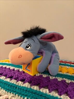Fisher Price Eeyore Plush - Alphabet Buddy